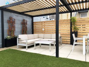 small outdoor space
