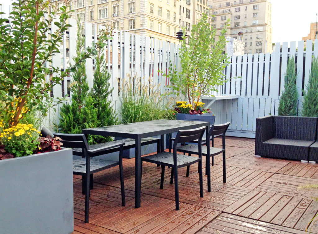 Refurbished / Renovated Roof Deck in NYC