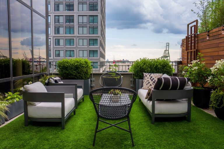 Rooftop Deck and Garden Landscaping