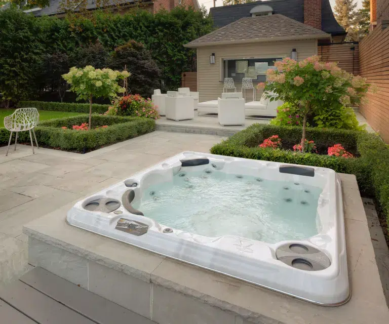 blend your hot tub into your yard’s overall design